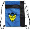 Custom Print Color Block Drawstring Backpack Thumbnail