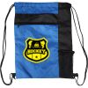 Custom Print Color Block Drawstring Backpack Thumbnail