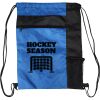 Custom Print Color Block Drawstring Backpack Thumbnail