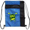 Custom Print Color Block Drawstring Backpack Thumbnail
