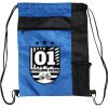 Custom Print Color Block Drawstring Backpack Thumbnail