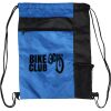 Custom Print Color Block Drawstring Backpack Thumbnail
