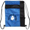Custom Print Color Block Drawstring Backpack Thumbnail