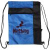 Custom Print Color Block Drawstring Backpack Thumbnail