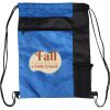 Custom Print Color Block Drawstring Backpack Thumbnail
