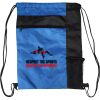Custom Print Color Block Drawstring Backpack Thumbnail