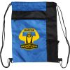 Custom Print Color Block Drawstring Backpack Thumbnail