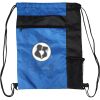 Custom Print Color Block Drawstring Backpack Thumbnail