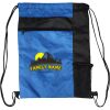 Custom Print Color Block Drawstring Backpack Thumbnail