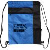 Custom Print Color Block Drawstring Backpack Thumbnail