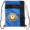 Custom Print Color Block Drawstring Backpack Thumbnail