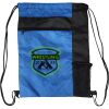 Custom Print Color Block Drawstring Backpack Thumbnail