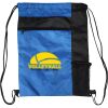 Custom Print Color Block Drawstring Backpack Thumbnail