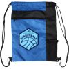 Custom Print Color Block Drawstring Backpack Thumbnail