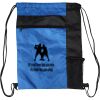 Custom Print Color Block Drawstring Backpack Thumbnail