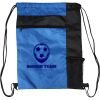 Custom Print Color Block Drawstring Backpack Thumbnail