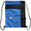 Custom Print Color Block Drawstring Backpack Thumbnail