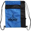 Custom Print Color Block Drawstring Backpack Thumbnail