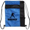 Custom Print Color Block Drawstring Backpack Thumbnail