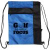 Custom Print Color Block Drawstring Backpack Thumbnail