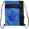 Custom Print Color Block Drawstring Backpack Thumbnail