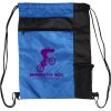 Custom Print Color Block Drawstring Backpack Thumbnail