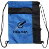 Custom Print Color Block Drawstring Backpack Thumbnail