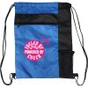Custom Print Color Block Drawstring Backpack Thumbnail