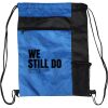 Custom Print Color Block Drawstring Backpack Thumbnail