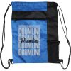 Custom Print Color Block Drawstring Backpack Thumbnail