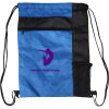 Custom Print Color Block Drawstring Backpack Thumbnail