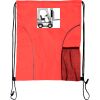 Custom Print Dual Pocket Drawstring Backpack Thumbnail