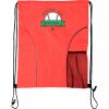 Custom Print Dual Pocket Drawstring Backpack Thumbnail