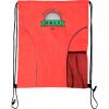 Custom Print Dual Pocket Drawstring Backpack Thumbnail
