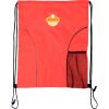 Custom Print Dual Pocket Drawstring Backpack Thumbnail