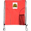 Custom Print Dual Pocket Drawstring Backpack Thumbnail