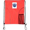 Custom Print Dual Pocket Drawstring Backpack Thumbnail