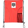 Custom Print Dual Pocket Drawstring Backpack Thumbnail
