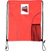 Custom Print Dual Pocket Drawstring Backpack Thumbnail