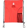Custom Print Dual Pocket Drawstring Backpack Thumbnail