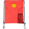 Custom Print Dual Pocket Drawstring Backpack Thumbnail